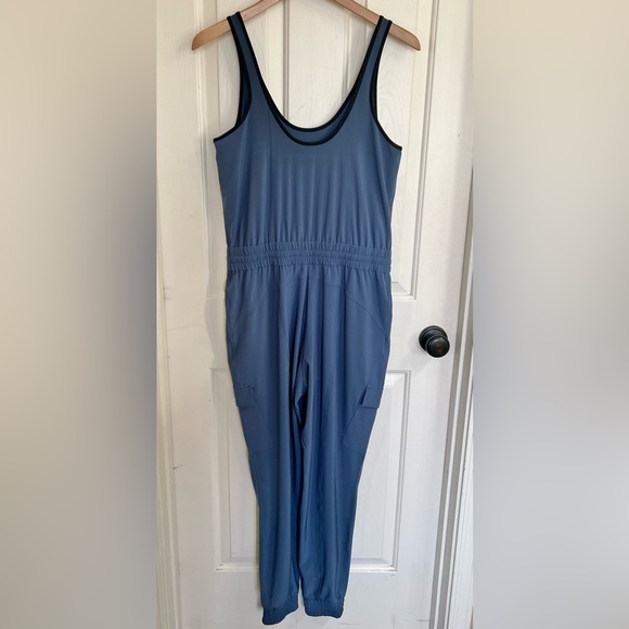 Athleta Unbound Jumpsuit Blue Size Small - Picture 8 of 14